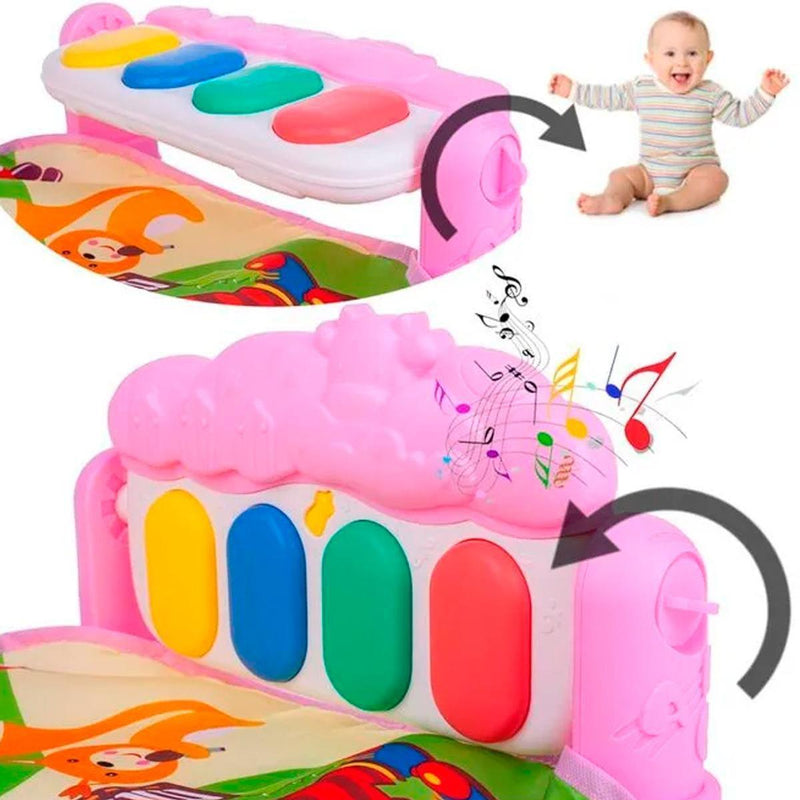 Tapete Ginásio baby Atividade Musical Piano Interativo Bebe - LYZ BABY TOY