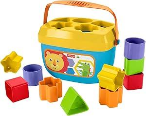 Girafa com Blocos Pick-A-Blocks Fisher-Price + Zebra Blocos Surpresa  Fisher Price + Balde Primeiros Blocos Fisher-Price