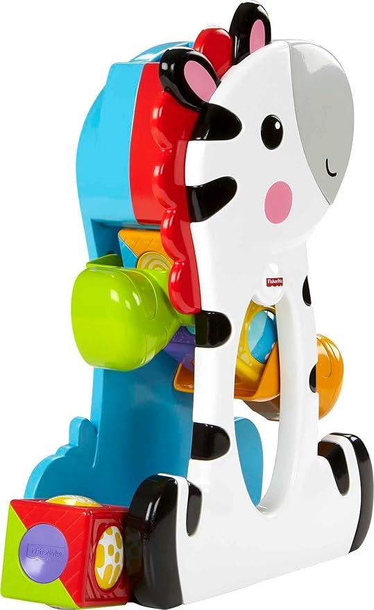 Girafa com Blocos Pick-A-Blocks Fisher-Price + Zebra Blocos Surpresa  Fisher Price + Balde Primeiros Blocos Fisher-Price