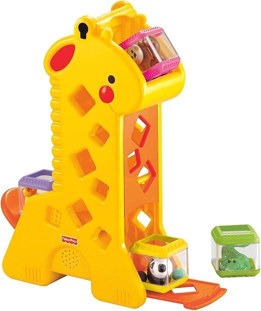 Girafa com Blocos Pick-A-Blocks Fisher-Price + Zebra Blocos Surpresa  Fisher Price + Balde Primeiros Blocos Fisher-Price