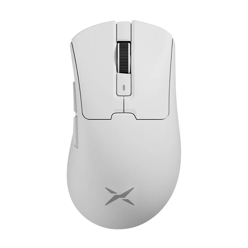 Delux M900 PRO - Mouse Sem Fio para Jogos Ergonômico com Taxa de Polling 8K, Sensor PAW3395, Chip BK3633, 63g e Base de Carregamento RGB para Mãos Grandes e Destros (PC/Notebook)