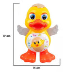 Pato Dançante Brinquedo Musical Dança Anda Mexe Luz E Som