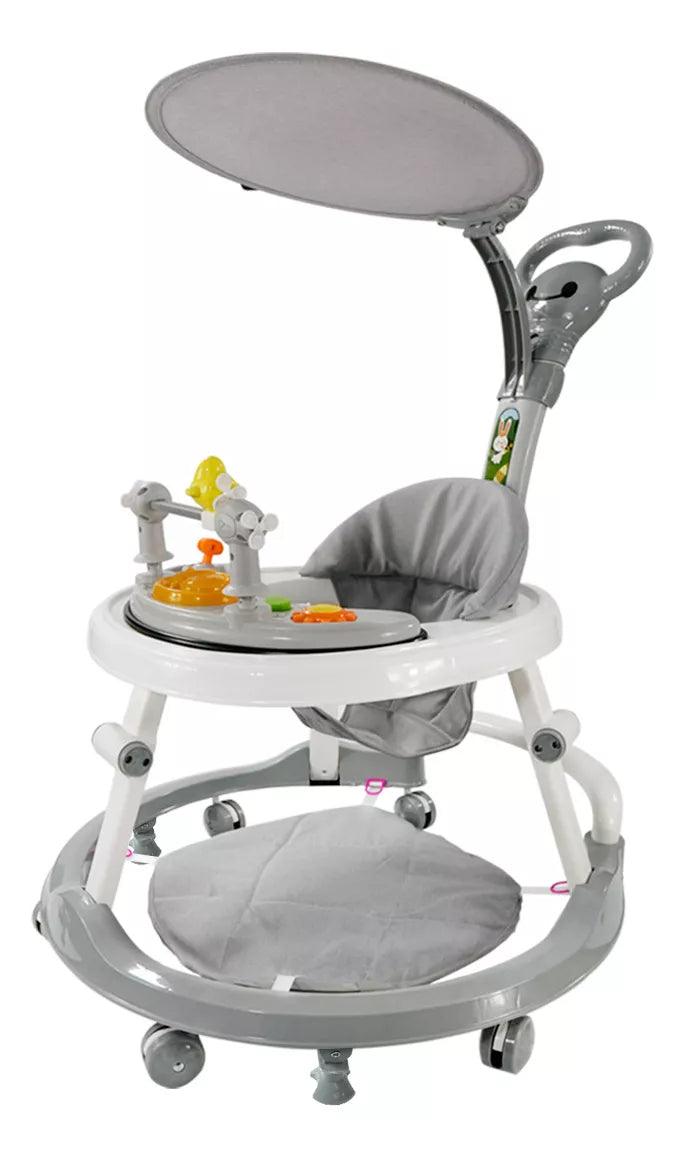 Andador Para Bebês Infantil Musical Premium Cor Cinza Conect Brinq MC923