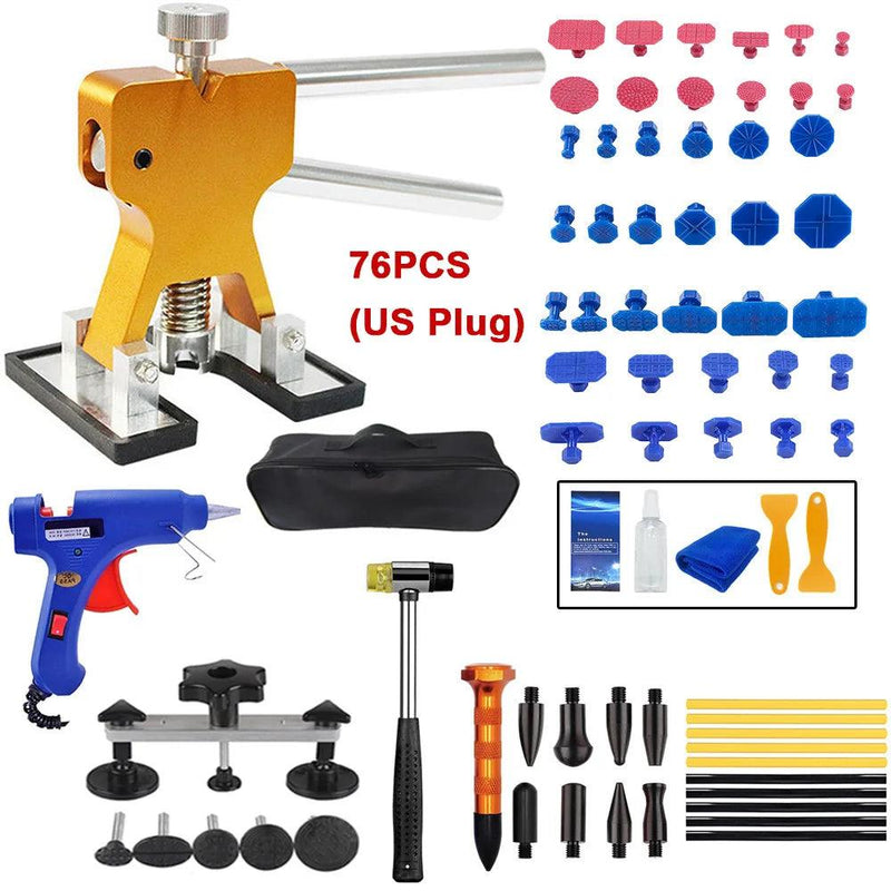 Kit de Remoção de Amassados sem Pintura - Ventosas e Ferramentas para Reparo de Amassados em Carros  Descrição