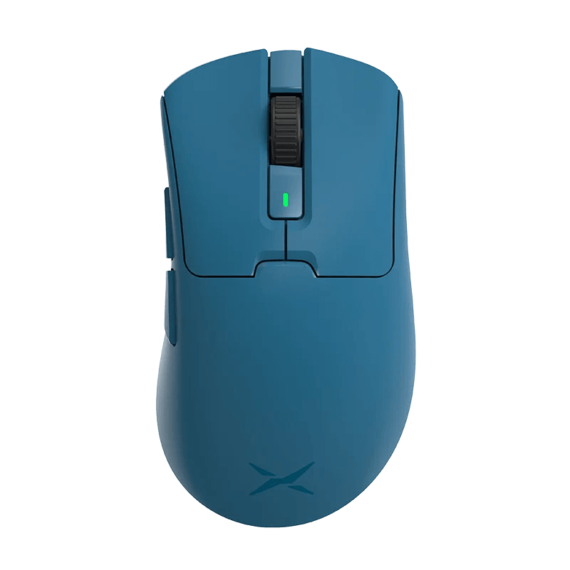 Delux M900 PRO - Mouse Sem Fio para Jogos Ergonômico com Taxa de Polling 8K, Sensor PAW3395, Chip BK3633, 63g e Base de Carregamento RGB para Mãos Grandes e Destros (PC/Notebook)