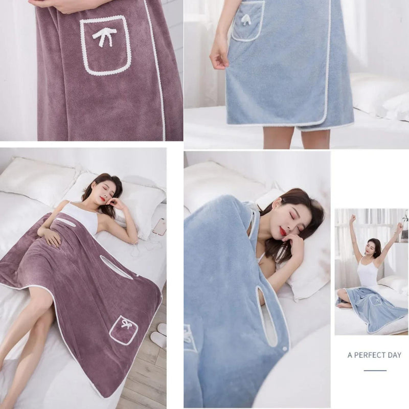 Toalhas de Banho Premium – Secagem Rápida para Mulheres e Meninas