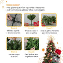 Arvore de Natal Pinheiro Tradicional 1,5m 1,8m 2,1m 400 800 1000 Galhos Ajustável Hastes Flexíveis Decoração de Natal