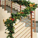 Festão Aramado Galhos Verde Cru Enfeite de Natal