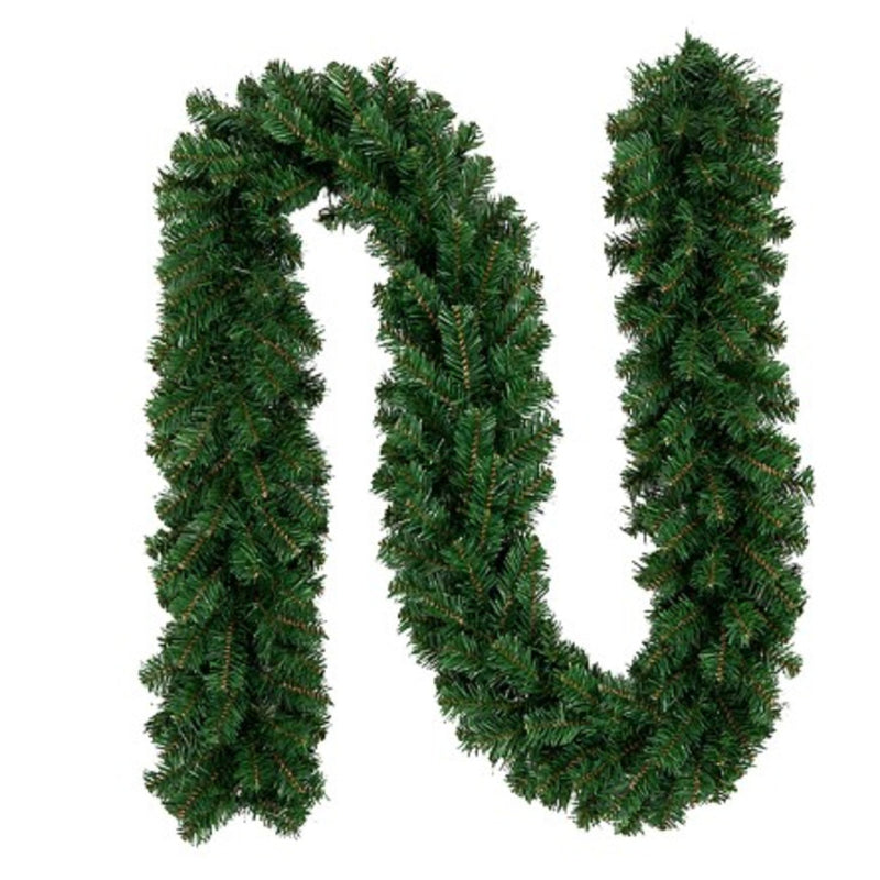 Festão Aramado Galhos Verde Cru Enfeite de Natal